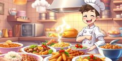 لعبة طبخ “Cooking Fever” – طاهي سعيد وأطباق لذيذة